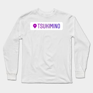 Tsukimino Instagram Location Tag Long Sleeve T-Shirt